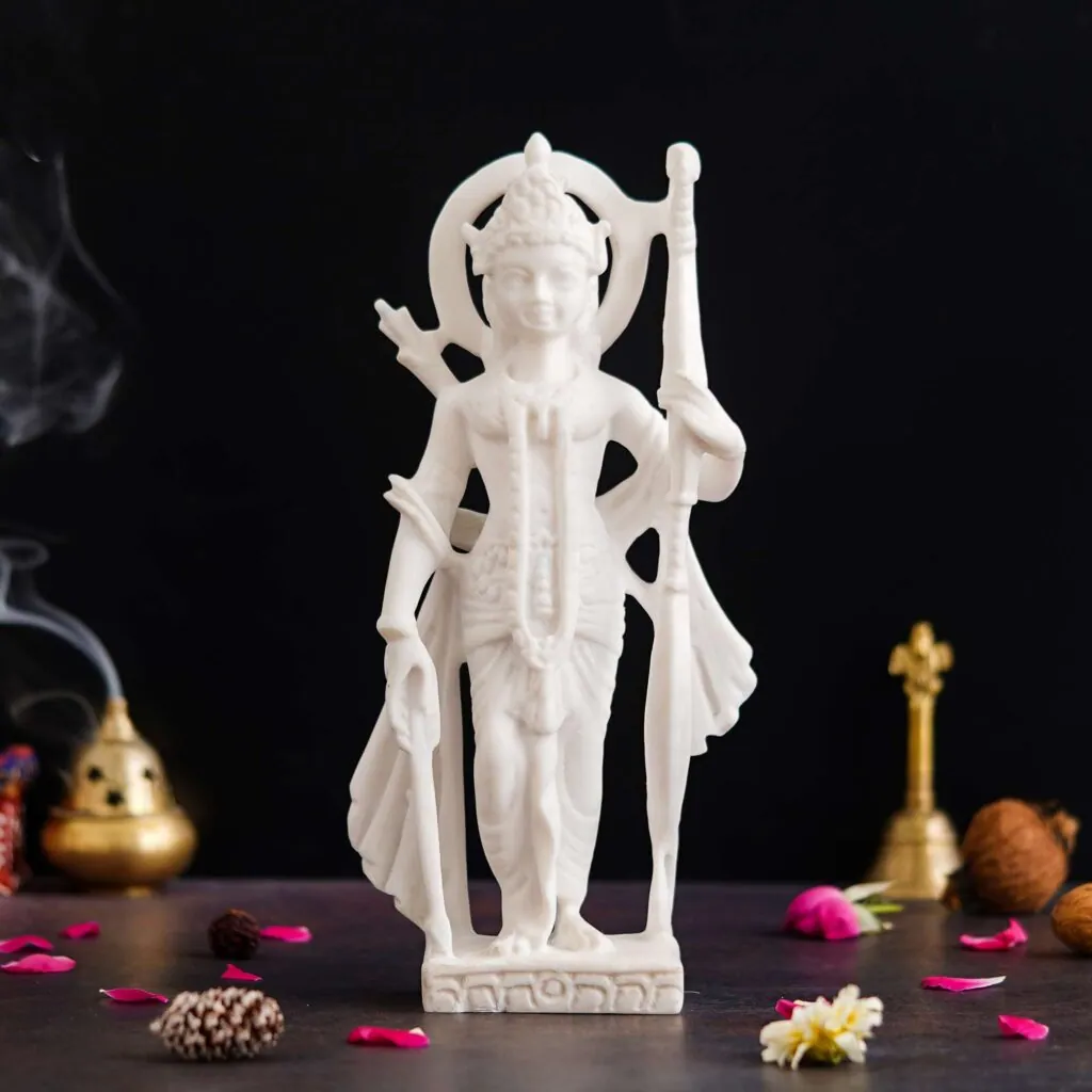 Standing Lord Ram Marble Idol, photo 1 of 4