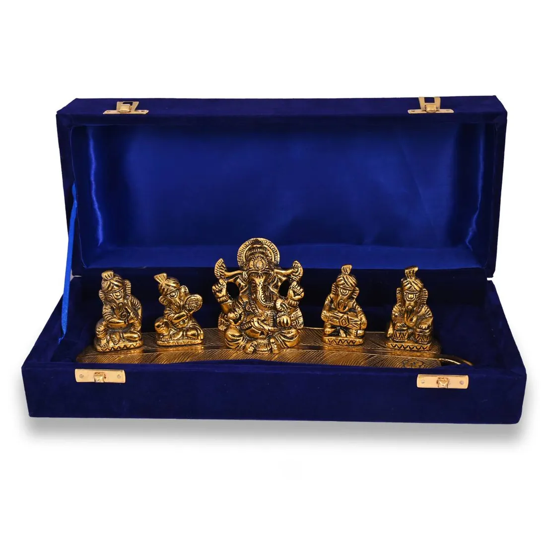 Musical 5 Ganesha With Velvet Box, photo 1 of 4