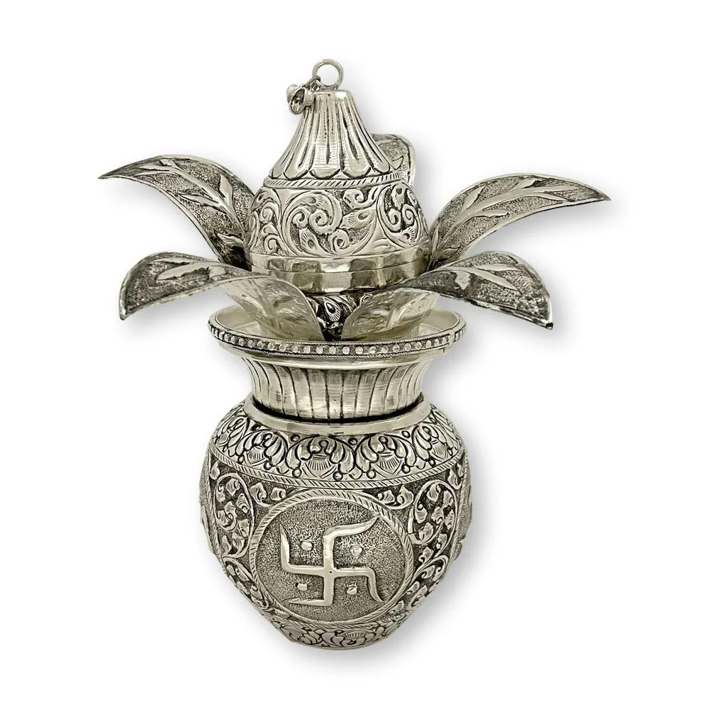 Kalash With Leaves And Nariyal