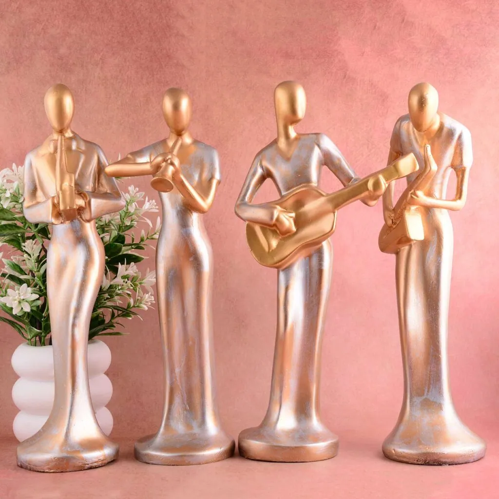 Golden Musician Figurine Set, photo 1 of 4