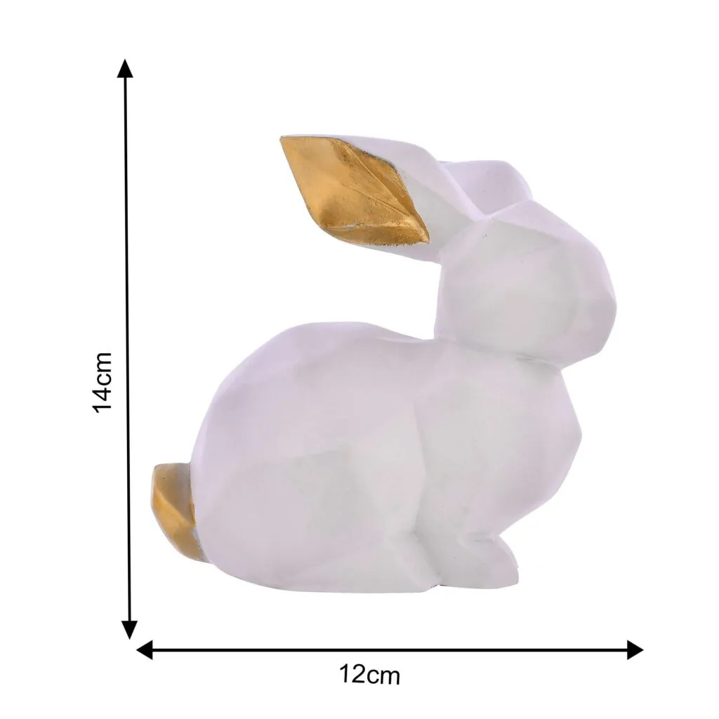 Geometric Resin Rabbit Figurine, photo 1 of 4