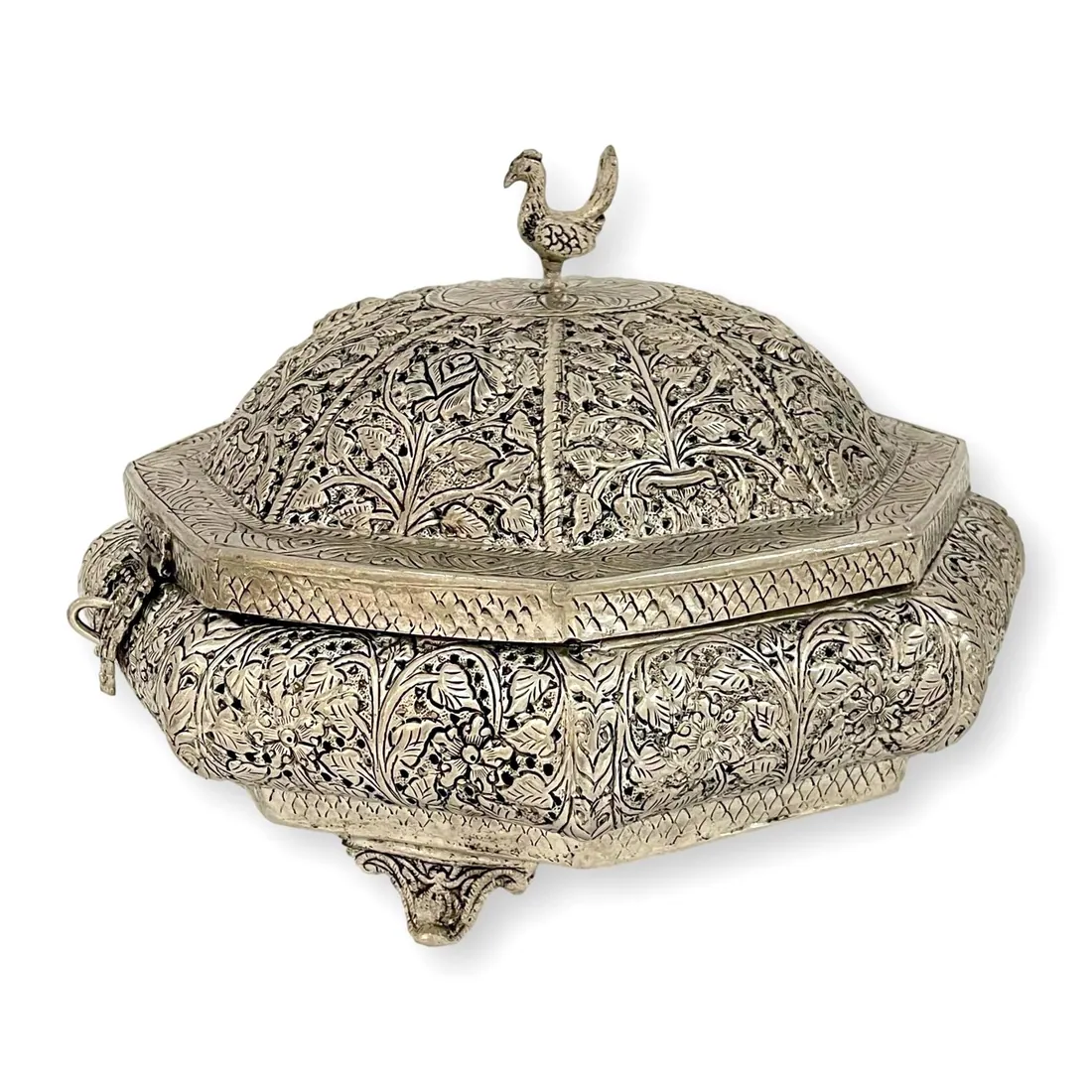 Box Octagonal Peacock Big