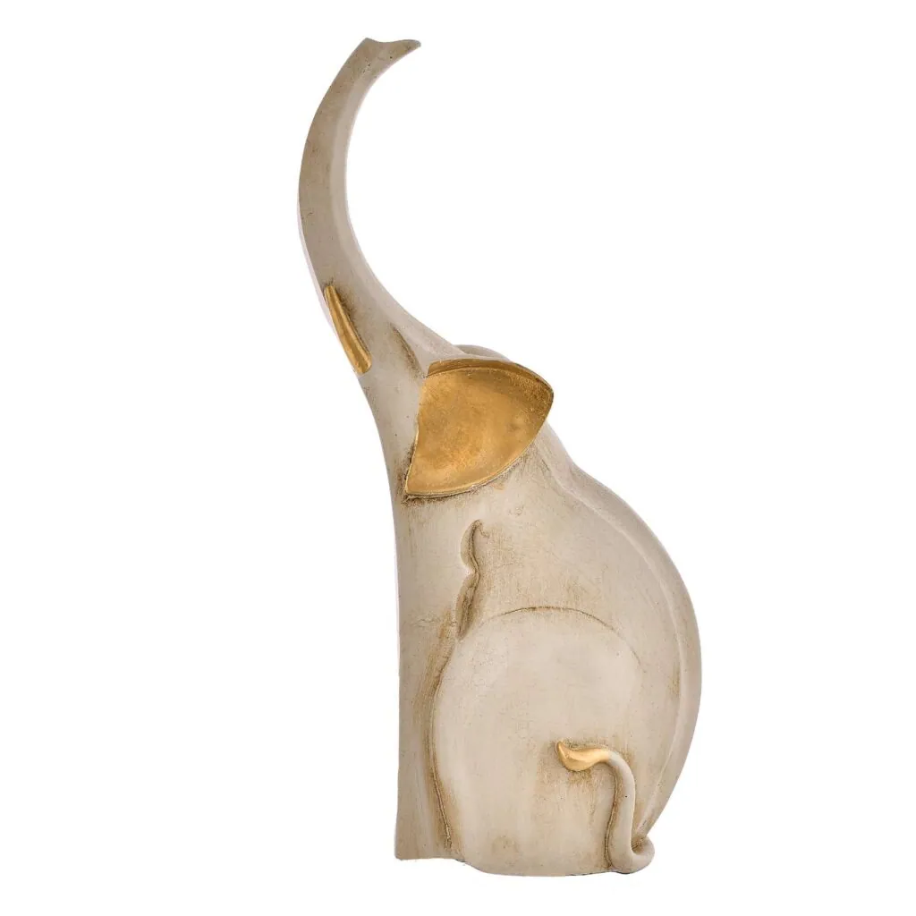 Minimalist Elephant Resin Showpiece, photo 1 of 4