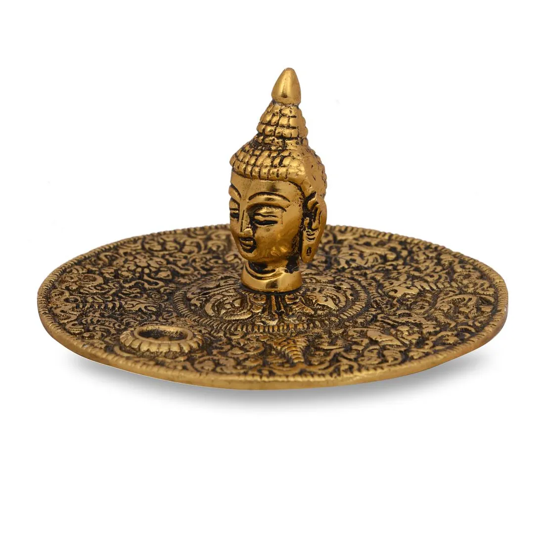 Insence And Dhoop Holder Buddha Round, photo 1 of 4