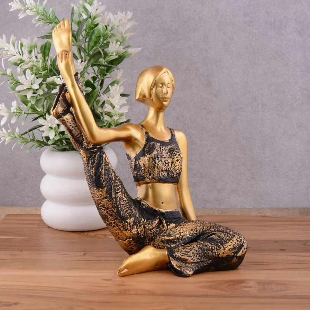 Resin Yoga Lady Figurine, photo 1 of 4