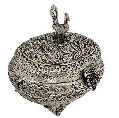 Box Peacock Round New