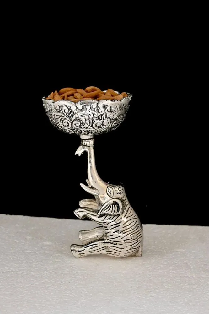 Elephant Sitting Dryfruit Bowl, photo 1 of 5