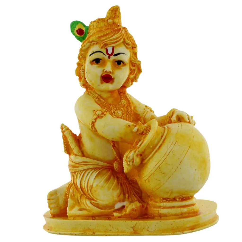 Resin Makhan Chor Bal Krishna, photo 1 of 4