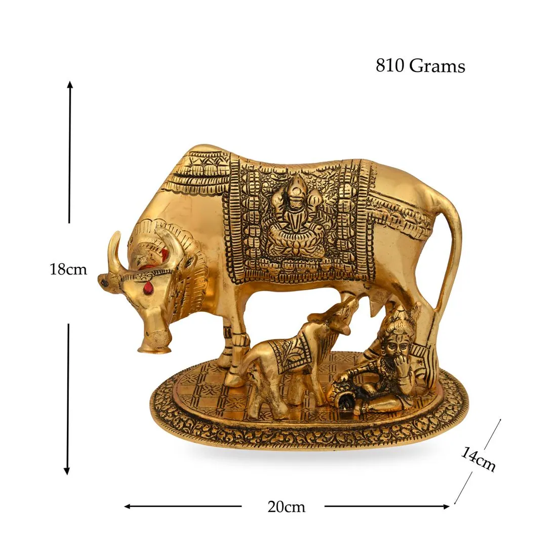 Cow And Calf Big With Balkrishna, photo 1 of 4