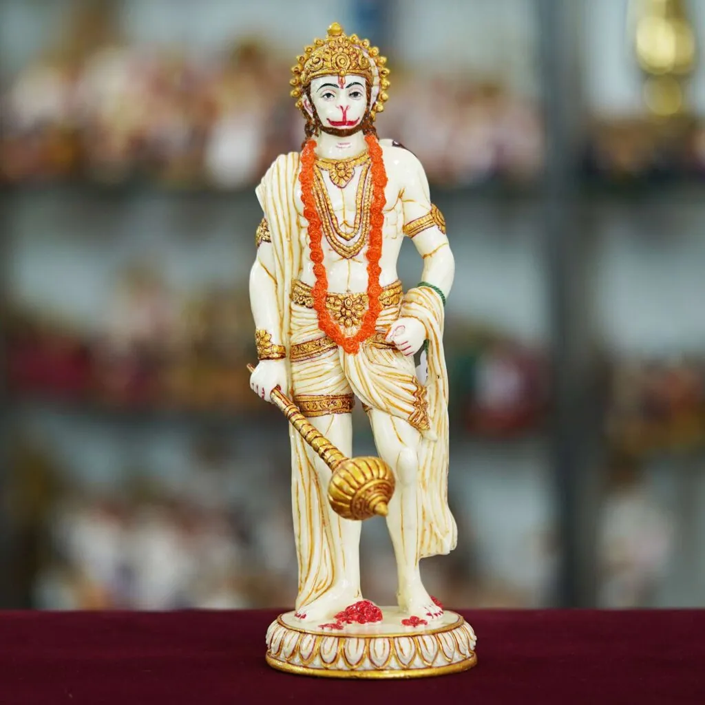 Standing Marble Hanuman Ji Idol, photo 1 of 3