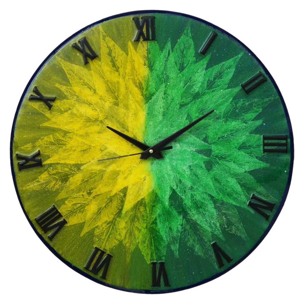 Sunburst Resin Wall Clock, photo 1 of 4