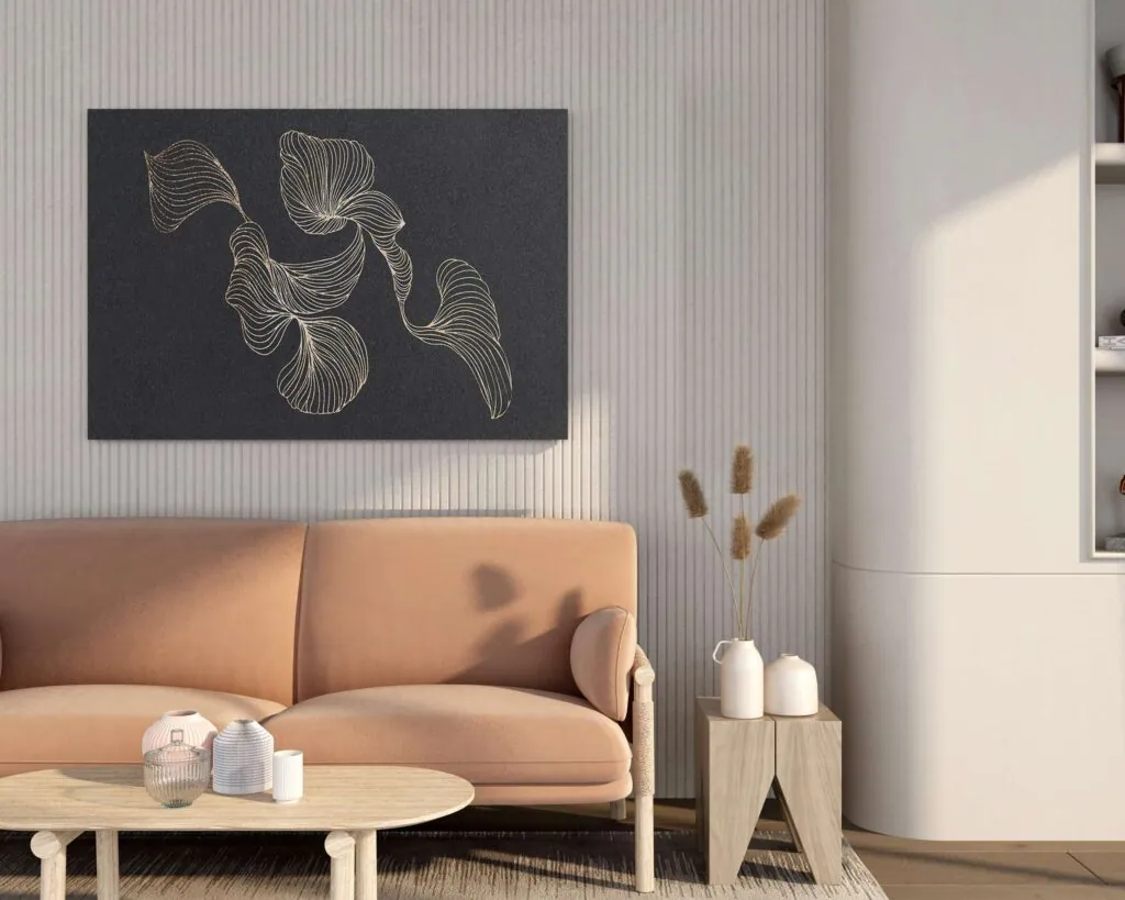 Ginkgo Leaf Canvas Painting, photo 1 of 4