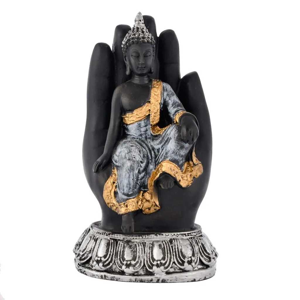 Resin Buddha Palm Figurine, photo 1 of 4