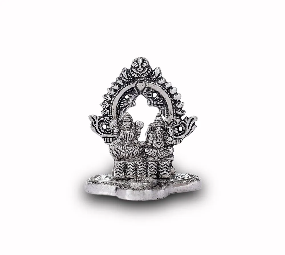 Laxmi Ganesha Small With Dhoop Holder, photo 1 of 5