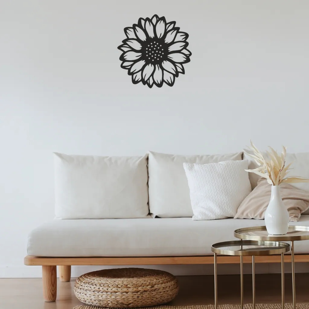 Sunflower Silhouette Wall Hanging, photo 1 of 4