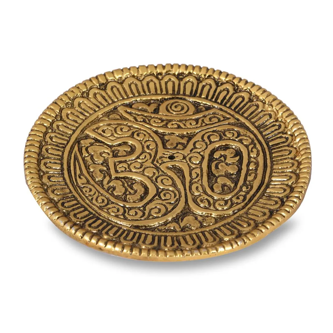 Insence Stick Or Dhoop Holder Om Round, photo 1 of 4