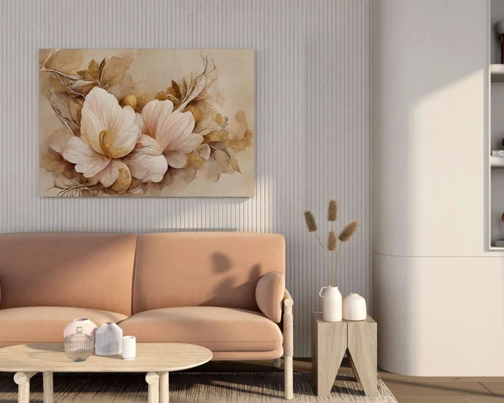Floral Blossom Canvas Painting, photo 1 of 4