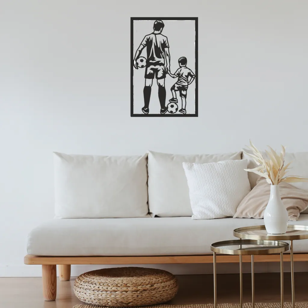 Father Son Football Wall Art, photo 1 of 4