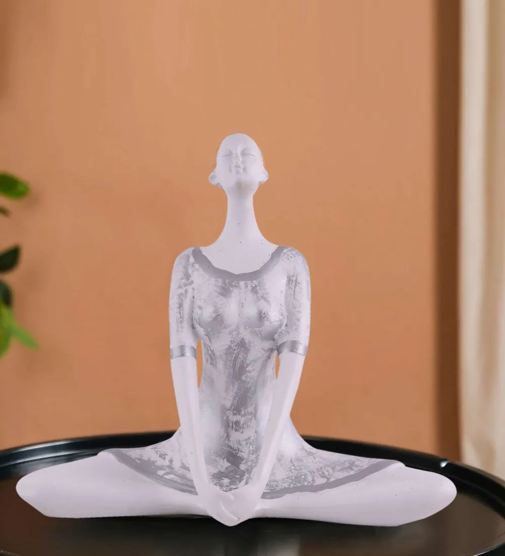 Resin Seated Meditation Yoga Figurine, photo 1 of 4
