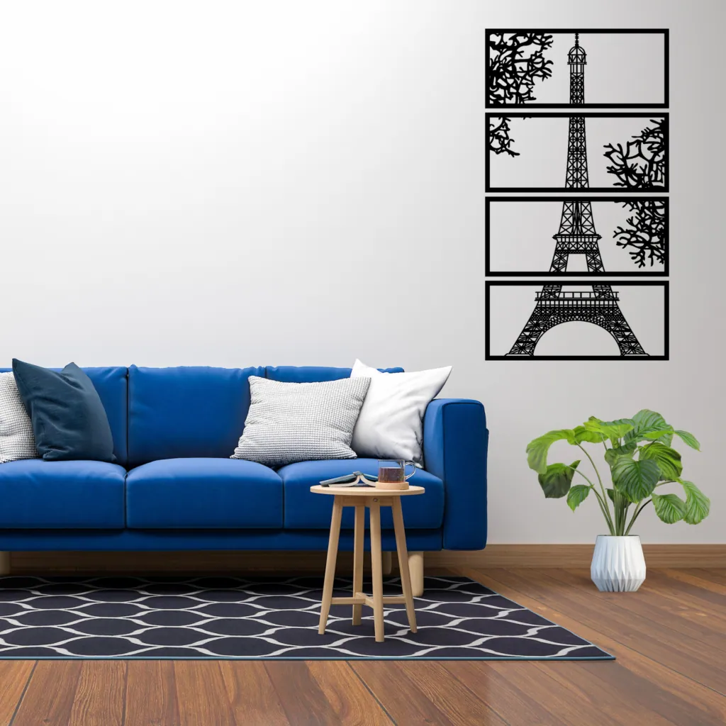 Eiffel Tower Cutout Wall Art, photo 1 of 4