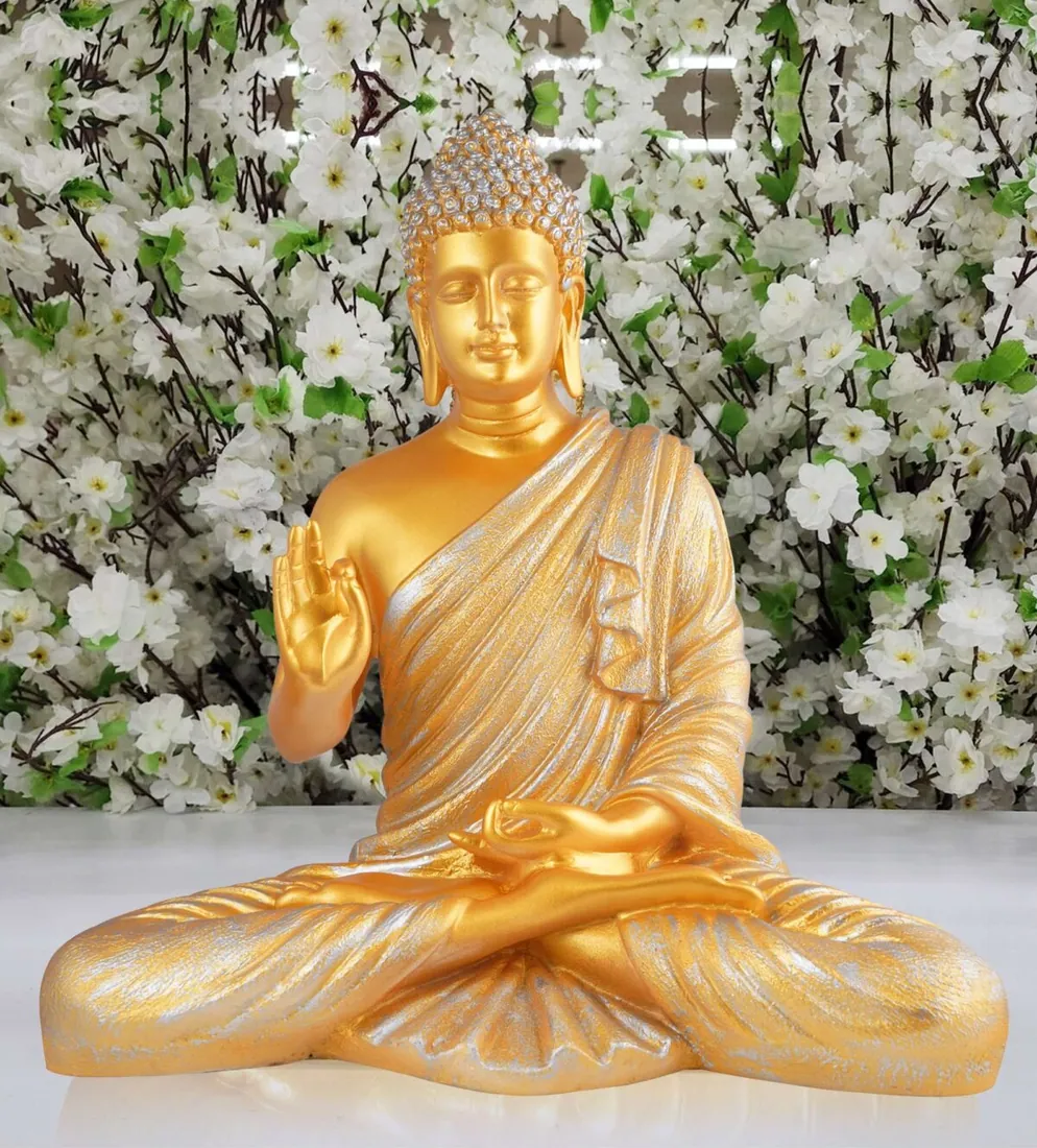 Gold and Silver Buddha Idol, photo 1 of 4