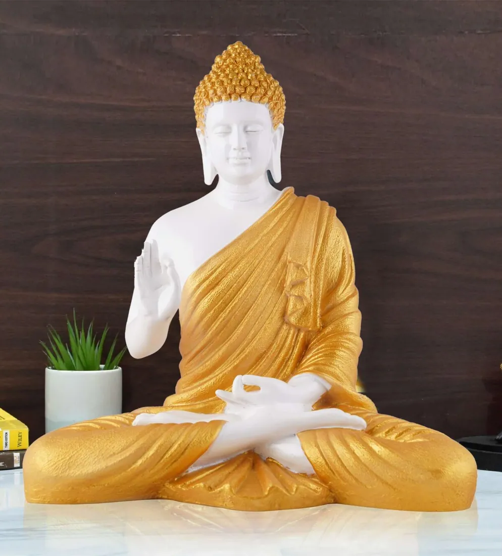 White and Gold Buddha Idol, photo 1 of 4