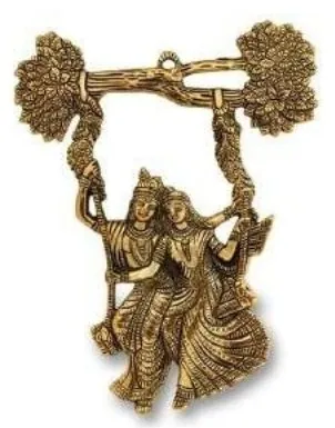Radha Krishna Branch Jhoola Hanging