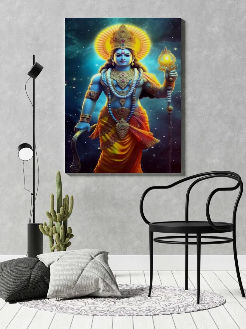 Lord Rama Canvas Painting, photo 1 of 4