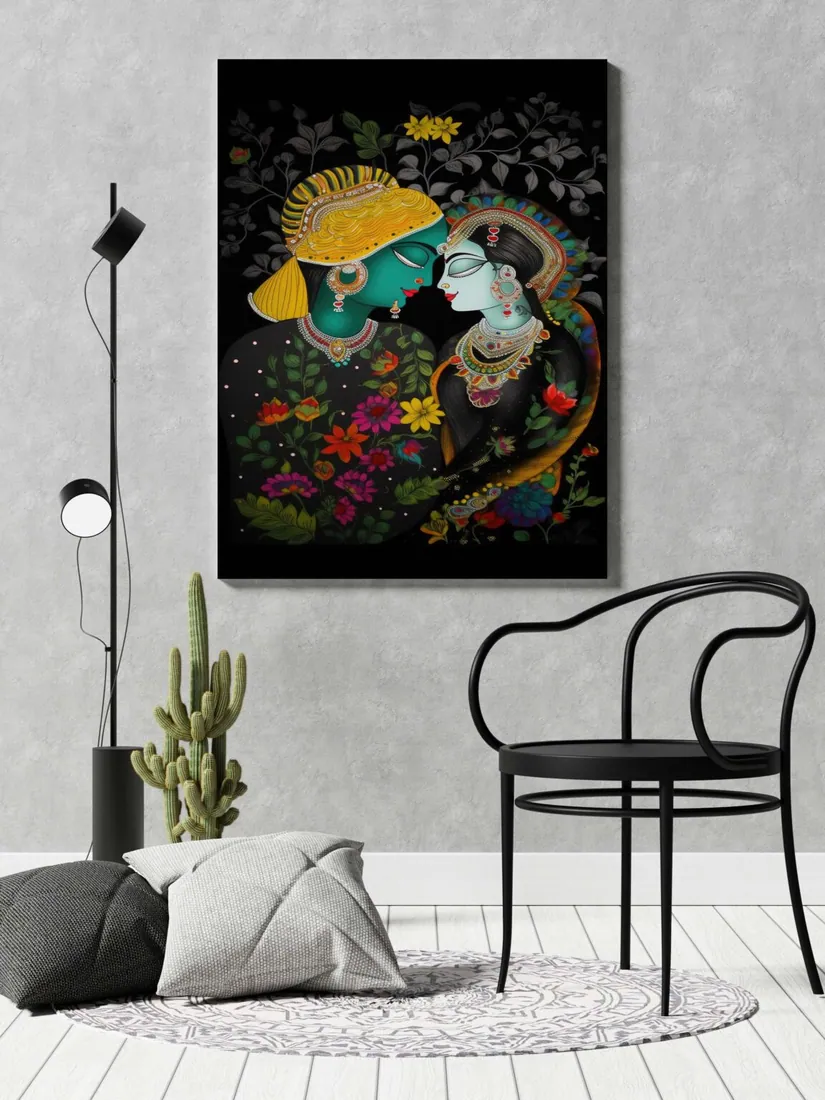 Radha Krishna Canvas Painting, photo 1 of 4