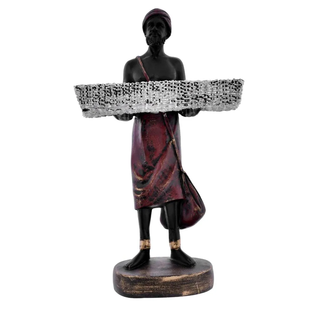 Standing Man Tray Holder Figurine, photo 1 of 4