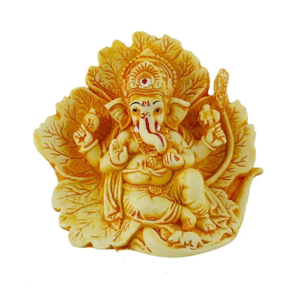 Yellow Resin Ganesha Idol, photo 1 of 4