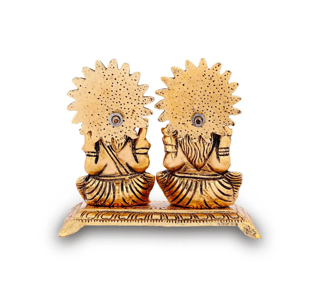 Laxmi Ganesha Solid Rectangle Plate, photo 1 of 4