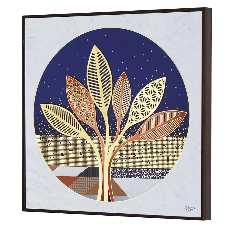 Stylized Tree Foil Painting, photo 1 of 4