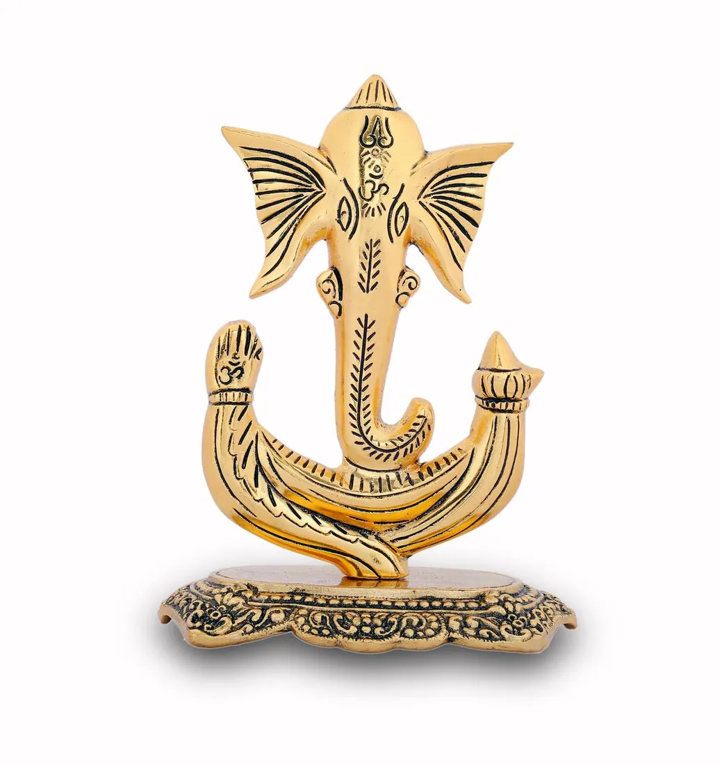 Trunk Ganesha Plate, photo 1 of 4