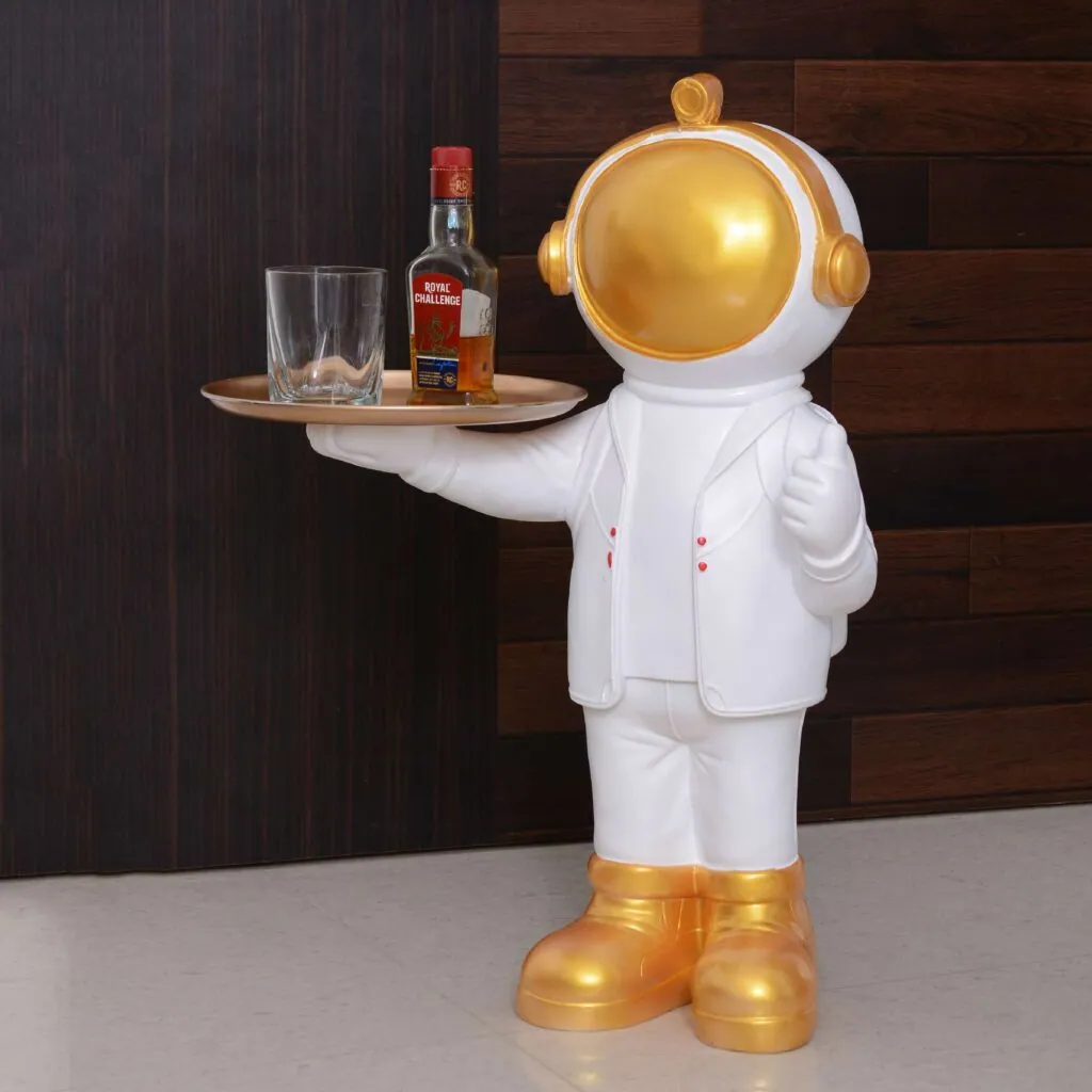 White Astronaut Tray Figurine, photo 1 of 4