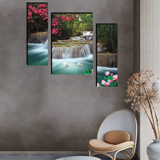 Waterfall Landscape Digital Wall Painting