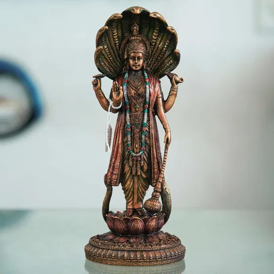 Lord Vishnu Bronze Idol