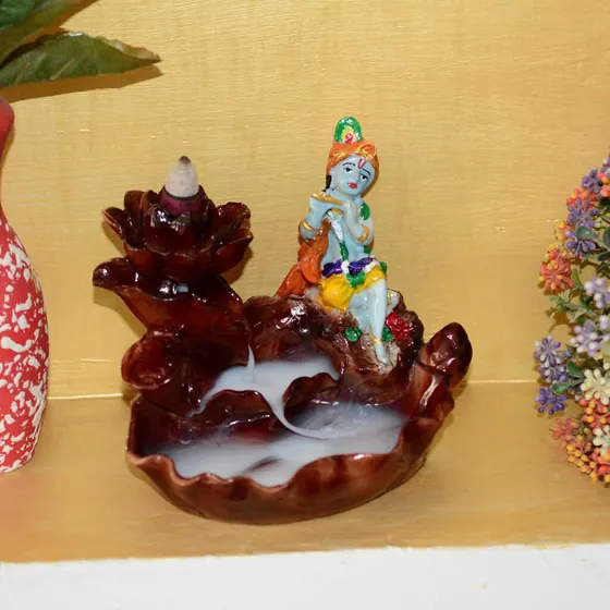 Krishna Smoke Fountain Incense Burner