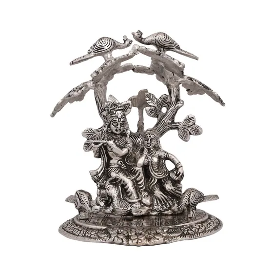 Radha Krishna Sitting Tree Regular