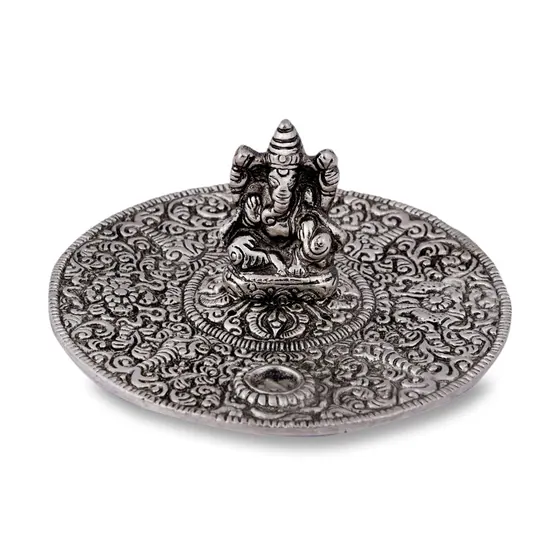 Insence And Dhoop Holder Round Ganesha