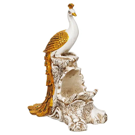 Resin Peacock Wine Bottle Holder