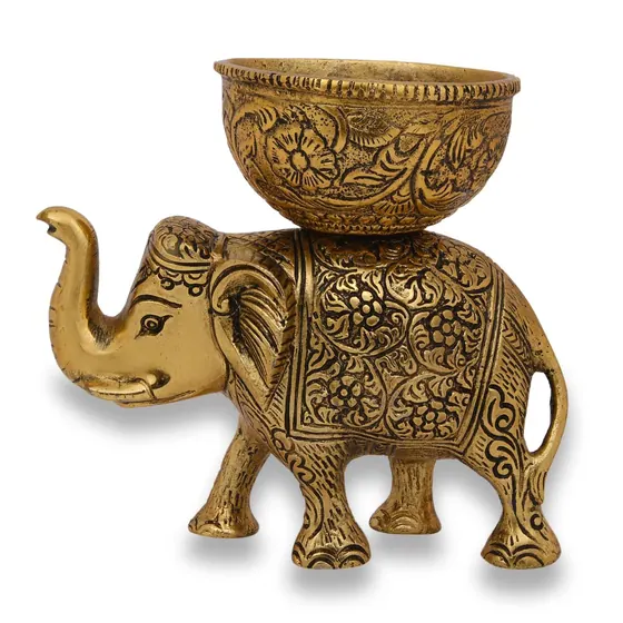 Elephant With Bowl No. 1