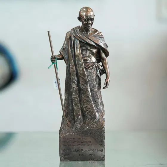 Bronze Mahatma Gandhi Statue