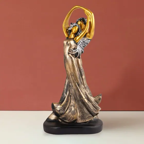 Bronze Dancer Resin Statue