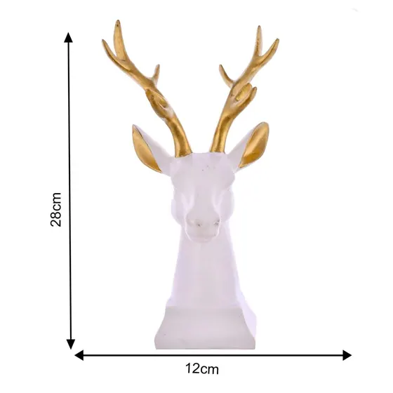 Resin Deer Bust Figurine