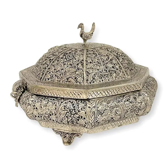 Box Octagonal Peacock Big