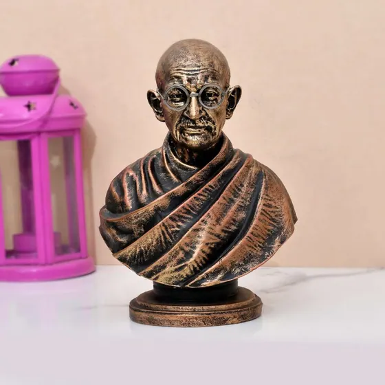 Mahatma Gandhi Bronze Bust