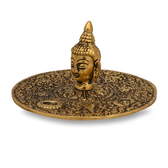 Insence And Dhoop Holder Buddha Round