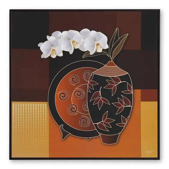 Floral Vase Still Life Painting