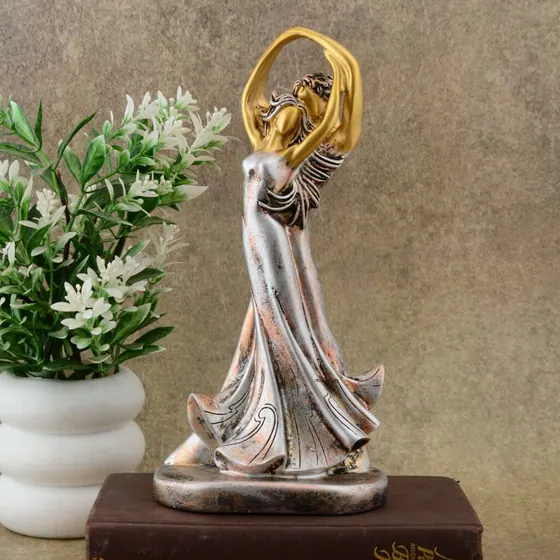 Dancing Couple Resin Figurine